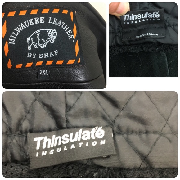 Milwaukee Leather black leather chaps - Picture 8 of 9